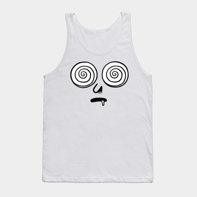 Hypnotic face Tank Top by MartynasAu